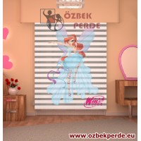 Winx Club Zebra Perdesi